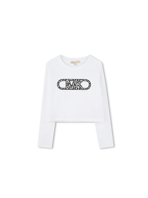 T-shirt, bambina, logata. MICHAEL KORS | R3031610P